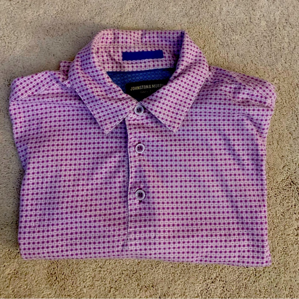 Johnston Murphy golf / polo shirt.  Men’s medium.